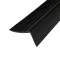 Černá plastová PVC protiskluzová schodová hrana F6