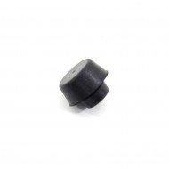 Černý gumový doraz nástrčný do díry FLOMA - průměr 2,8 cm x 1,3 cm a výška krku 0,2 cm - zvětšit obrázek