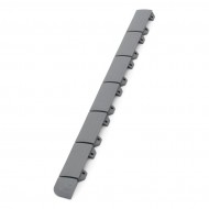 Šedý plastový nájezd pro terasové dlaždice Linea Marte - 59,5 x 5,3 x 1,3 cm - zvětšit obrázek