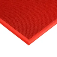 Červená textilní vstupní rohož FLOMA Perla - 100 x 200 x 1,1 cm