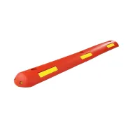 Červený plastový parkovací doraz FLOMA PS-45 - 100 x 13 x 4,5 cm
