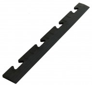 Černý (PVC) vinylový nájezd samice pro dlaždice Tenax - 48 x 5,1 x 0,8 cm