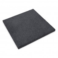 Černá gumová hladká dlažba (V20/R00) FLOMA SportFlo S800 - 50 x 50 x 2 cm - zvětšit obrázek