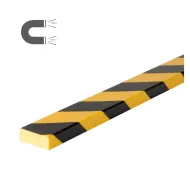 Černo-žlutá pěnová magnetická ochrana rohů zdí, stěn typ D - 100 x 5 x 2 cm