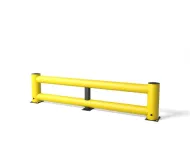 Žlutá bezpečnostní zábrana double TB 400 - 75 x 79 cm