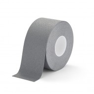 Šedá plastová voděodolná protiskluzová páska FLOMA Super Resilient - 18,3 m x 10 cm a tlou