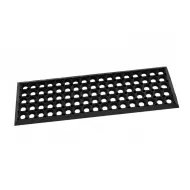 Gumová schodová rohož FLOMA HoneyStep - 25 x 75 x 1,6 cm