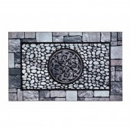 Venkovní čistící vstupní rohož FLOMA Residence Ornament - délka 45 cm, šířka 75 cm a výška - zvětšit obrázek