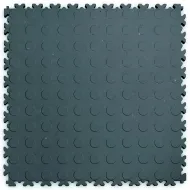 Modrá plastová (PVC) zátěžová dlažba Fortelock Industry ECO (penízky) - 51 x 51 x 0,7 cm
