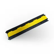 Černo-žlutý gumový kabelový most (1x70x18) FLOMA CPR45 - 100 x 22 x 3 cm