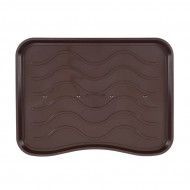 Hnd plastov odkapva na boty FLOMA Waves - 38 x 50 x 1,7 cm - zvtit obrzek