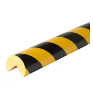Černo-žlutá pěnová ochrana rohů zdí, stěn typ A+ - 6 x 100 cm