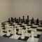Černo-šedá plastová hra FLOMA Šachy - 425 x 425 cm