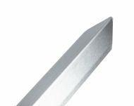 Ocelová nerezová ochrana rohů zdí, stěn (L-profil) - 150 cm x 4,5 cm x 0,8 mm