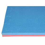 Červeno-modré puzzle modulové tatami Champion - 100 x 100 x 2 cm