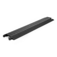 Černý plastový kabelový most (1x100x30) XPRESS - 101 x 25 x 4 cm
