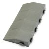 Šedý plastový nájezd samec pro terasovou dlažbu Linea Combi - 40 x 20,5 x 4,8 cm