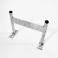 Kovová pozinkovaná škrabka na boty FLOMA SS10 - 24 x 18 cm