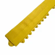 Žlutá gumová náběhová hrana samec pro rohože Solid Top Tile FLOMA - 98,5 x 7,5 cm