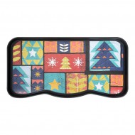 Plastov odkapva na boty FLOMA Colorful Xmas - 38 x 75 x 2,1 cm - zvtit obrzek