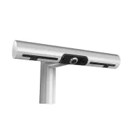 Stříbrný nerezový bezdotykový vysoušeč rukou ve vodovodní baterii Jet Dryer AIRTAP