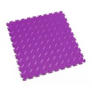 Fialová PVC vinylová zátěžová dlažba Fortelock Industry Ultra - 51 x 51 x 1 cm