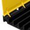Černo-žlutý plastový modulární kabelový most s vík