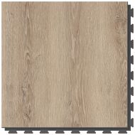 Hnědá PVC vinylová dlažba Fortelock Business Tyrolean oak W001 graphite - 66,8 x 66,8 x 0,