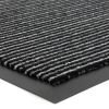 Černá vstupní rohož FLOMA Scala - délka 40 cm, šířka 60 cm, výška 0,5 cm