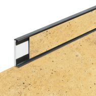 PVC vinylová soklová podlahová lišta Fortelock Business Tornes jupiter C009 graphite - 200