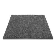 Černý zátěžový kobercový čtverec FLOMA Baltic - 50 x 50 x 0,8 cm