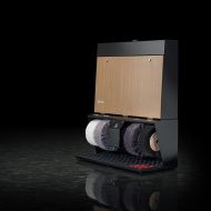 Černo-hnědý čistič bot Heute Polifix 4