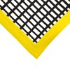 Černo-žlutá univerzální protiskluzová olejivzdorná průmyslová rohož (mřížka 22 x 10 mm) - 