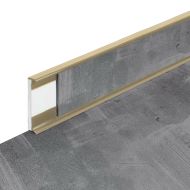 PVC vinylová soklová podlahová lišta Fortelock Business Viken ghost buster C004 beige - 20