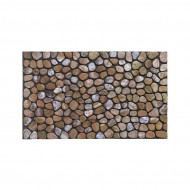 Béžová vnitřní čistící vstupní rohož FLOMA Stones - 46 x 76 x 1 cm - zvětšit obrázek