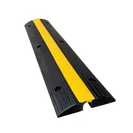 Černo-žlutý gumový kabelový most (1x30x30) FLOMA CPR11 - 100 x 20 x 4 cm