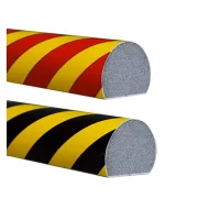 Černo-žlutá pěnová reflexní výstražná ochrana rohů zdí, stěn typ AC - 4,5 x 100 cm