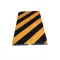 Černo-žlutá pěnová ochrana rohů zdí, stěn (roh) - 