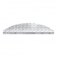 Hlinkov plkruhov nlap na schody Steel - 17,5 x 60 cm - zvtit obrzek