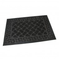 Gumová vstupní kartáčová rohož Rectangles - Deco - 60 x 40 x 0,8 cm - zvětšit obrázek