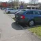 Žlutý plastový parkovací doraz Carstop - 78 x 10 x