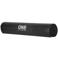 Černá pěnová podložka na jógu ONE FITNESS - 173 x 61 x 0,6 cm