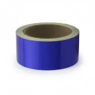 Modrá reflexní výstražná páska - 15 m x 5 cm