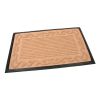 Béžová textilní gumová čisticí vstupní rohož FLOMA Stripes - Deco - délka 45 cm, šířka 75 