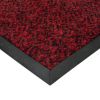 Červená textilní čistící vnitřní vstupní rohož Cleopatra Extra - 60 x 90 x 1 cm