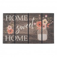 Textilní gumová čistící vnitřní vstupní rohož FLOMA Mason jar - 45 x 75 x 1,1 cm - zvětšit obrázek