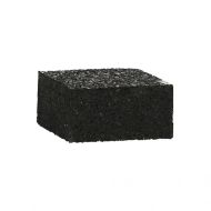 Černý gumový blok pro zatravňovací dlažbu N40 - 6,6 x 6,6 x 3,7 cm