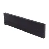 Černý gumový dopadový obrubník FLOMA BoF - 100 x 5 x 25 cm