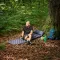 Šedá turistická nafukovací karimatka NILS CAMP NC4