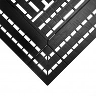 Černá protiskluzová průmyslová rohož WORK-DECK - 60 x 120 x 2,5 cm - zvětšit obrázek